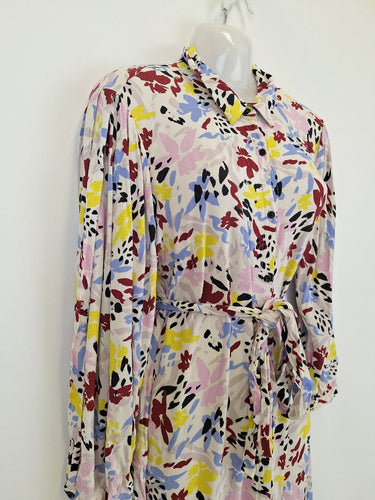 Second-Hand - Gorman Pastel Midi Shirt Dress Size 10 - SwapUp