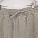 Second-Hand - Country Road Light Olive Panelled Pants Size 12 - SwapUp
