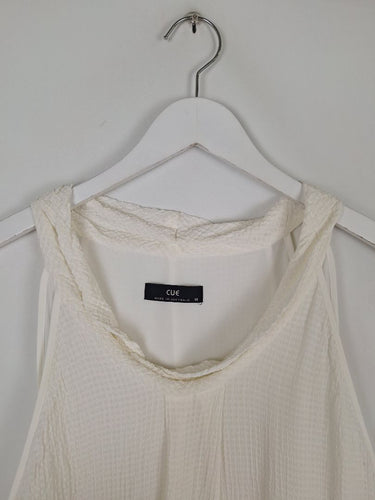 Second-Hand - Cue Vanilla Textured Duo Tank Top Size 14 - SwapUp