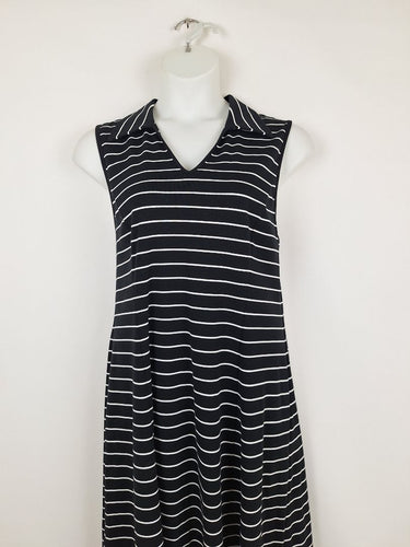Second-Hand - Review Striped Sleeveless Weekender Dress Size 16 - SwapUp