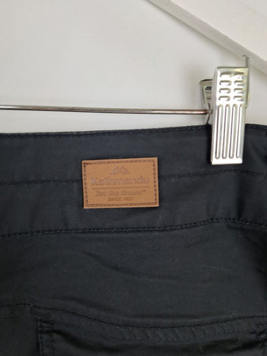 Second-Hand - Kathmandu Black Casual 3/4 Shorts Size 18 - SwapUp
