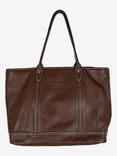 Longchamp Pebble Leather Tote Bag