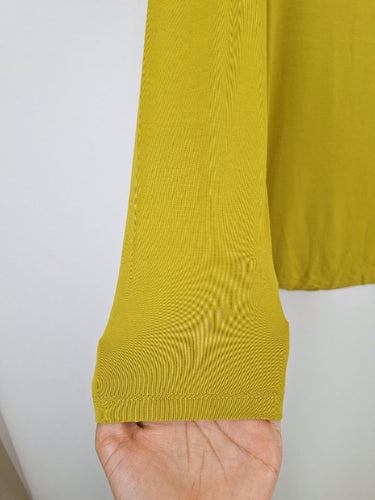 Second-Hand - Fate + Becker Charteuse Mustard Dreamer Top Size 10 - SwapUp