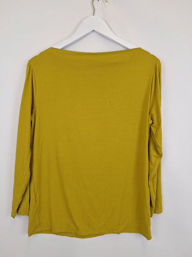 Second-Hand - Fate + Becker Charteuse Mustard Dreamer Top Size 10 - SwapUp