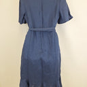 Second-Hand - Fate + Becker Azure Temptation Belted Midi Dress Size 8 - SwapUp