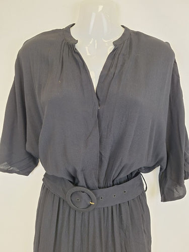 Second-Hand - Fate + Becker Nero Wild Is the Wind Jumpsuit Size 8 - SwapUp