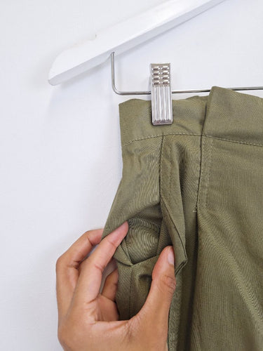 Second-Hand - Fate + Becker Khaki Occasional Dream Shorts Size 8 - SwapUp