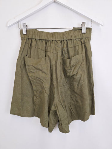 Second-Hand - Fate + Becker Khaki Occasional Dream Shorts Size 8 - SwapUp