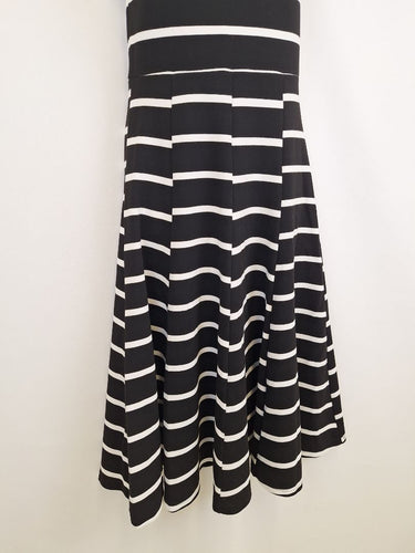 Second-Hand - Alpha60 Casual Striped Pleated Maxi Dress Size XS - SwapUp