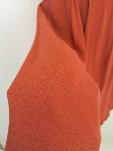 Second-Hand - Cue Copper Draped Flowy Mini Dress Size 8 - SwapUp