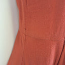 Second-Hand - Cue Copper Draped Flowy Mini Dress Size 8 - SwapUp