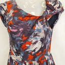 Second-Hand - Veronika Maine Bold Structured Fitted Midi Dress Size 8 - SwapUp