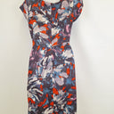 Second-Hand - Veronika Maine Bold Structured Fitted Midi Dress Size 8 - SwapUp