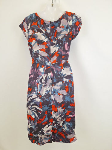 Second-Hand - Veronika Maine Bold Structured Fitted Midi Dress Size 8 - SwapUp