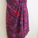 Second-Hand - Saba Bright Pop Animal Silk Mini Dress Size 8 - SwapUp