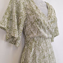 Second-Hand - DISSH Flirty Sage Summer Mini Dress Size 6 - SwapUp