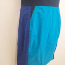 Second-Hand - Karen Millen Tuequoise Block Pencil Mini Dress Size 14 - SwapUp