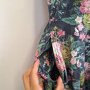Second-Hand - Revival Dreamy Navy Floral Cotton Midi Dress Size 18 - SwapUp