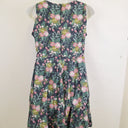Second-Hand - Revival Dreamy Navy Floral Cotton Midi Dress Size 18 - SwapUp