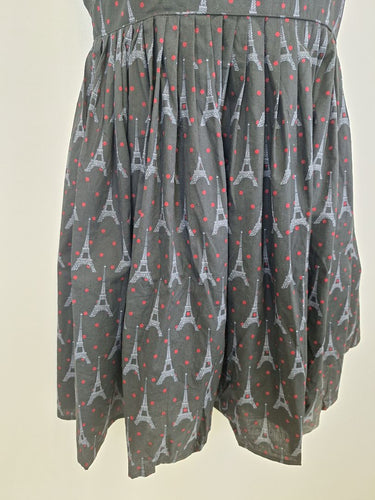 Second-Hand - Revival Chic Parisian Pleated Midi Dress Size 16 - SwapUp