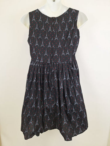 Second-Hand - Revival Chic Parisian Pleated Midi Dress Size 16 - SwapUp