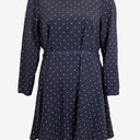 Second-Hand - Princess Highway Everyday Navy Polka Dot Work Midi Dress Size 16 - SwapUp