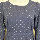 Second-Hand - Princess Highway Everyday Navy Polka Dot Work Midi Dress Size 16 - SwapUp