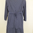 Second-Hand - Princess Highway Everyday Navy Polka Dot Work Midi Dress Size 16 - SwapUp
