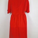 Second-Hand - Kuwaii Apple Red Classic Scoop Neck Mini Dress Size 10 - SwapUp