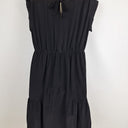 Second-Hand - Witchery Semi Sheer High Neck Silk Mini Dress Size 10 - SwapUp