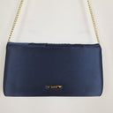 Second-Hand - Review Navy Satin Draped Evening Clutch - SwapUp