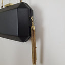 Second-Hand - Olga Berg Elegant Lia Facetted Tassel Clutch - SwapUp