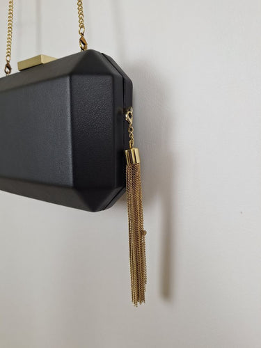 Second-Hand - Olga Berg Elegant Lia Facetted Tassel Clutch - SwapUp