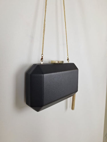 Second-Hand - Olga Berg Elegant Lia Facetted Tassel Clutch - SwapUp