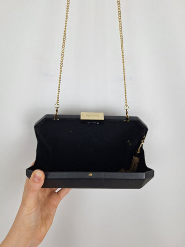 Second-Hand - Olga Berg Elegant Lia Facetted Tassel Clutch - SwapUp