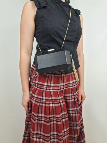 Second-Hand - Olga Berg Elegant Lia Facetted Tassel Clutch - SwapUp