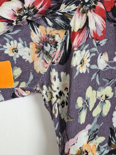 Second-Hand - Leona Edmiston Floaty Lavender Floral Mini Dress Size XL - SwapUp