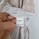 Second-Hand - Mylk Open Side Tie Nutmeg Swirl Top One Size - SwapUp