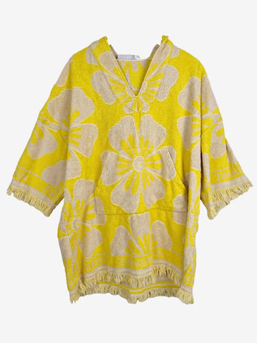 Zimmermann Golden Floral Towelling Mini Dress Size 12
