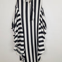 Second-Hand - Sass & Bide Stripe Flare Drape Skirt Size 8 - SwapUp