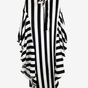 Second-Hand - Sass & Bide Stripe Flare Drape Skirt Size 8 - SwapUp