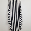 Second-Hand - Sass & Bide Stripe Flare Drape Skirt Size 8 - SwapUp