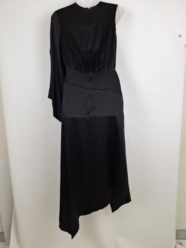 Second-Hand - Sass & Bide Elegant Asymmetrical Satin Dress Size 6 - SwapUp