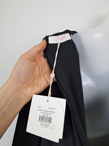 Second-Hand - Sass & Bide Elegant Asymmetrical Satin Dress Size 6 - SwapUp