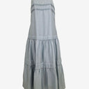 Second-Hand - Witchery Babyblue Tiered Maxi Dress Size 8 - SwapUp