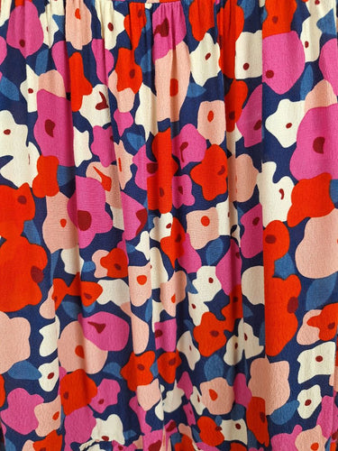 Second-Hand - Mister Zimi Midnight Bloom A-Line Dress Size 6 - SwapUp