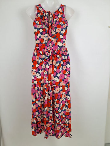Second-Hand - Mister Zimi Midnight Bloom A-Line Dress Size 6 - SwapUp