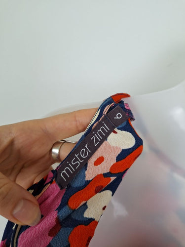 Second-Hand - Mister Zimi Midnight Bloom A-Line Dress Size 6 - SwapUp