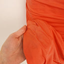 Second-Hand - Kookai Papaya Pink Cinched Summer Midi Dress Size XS - SwapUp
