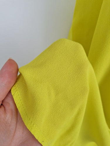 Second-Hand - Witchery Vibrant Lemon Throw On Mini Dress Size 8 - SwapUp